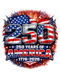 4th of July 322 - America 250th Birthday 1776 2026 250 Year Fireworks Usa Flag Long Sleeve T Shirt