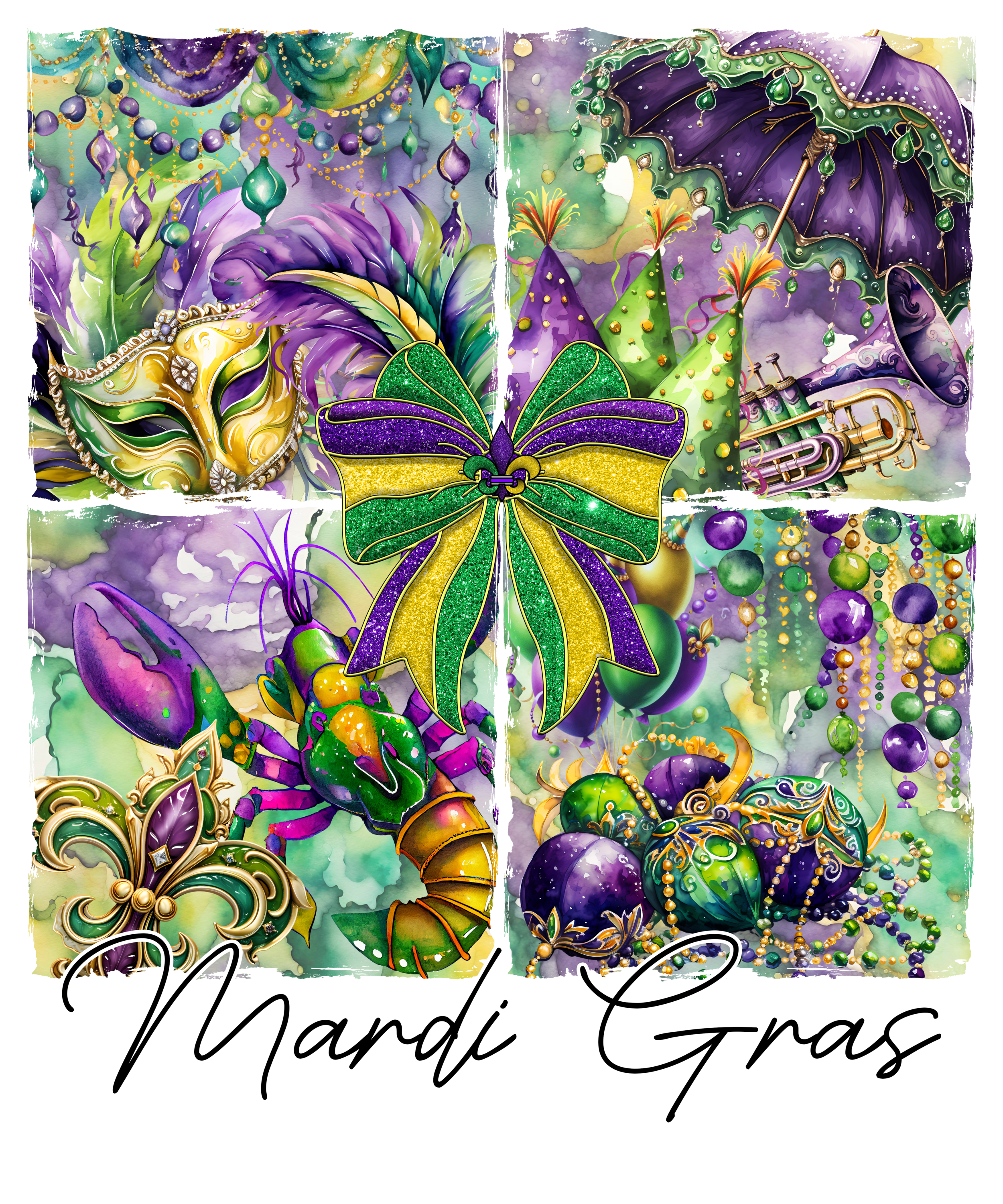 Mardi Gras 896 - Or 20122024 Vtn Retro Boho Mardi Gras