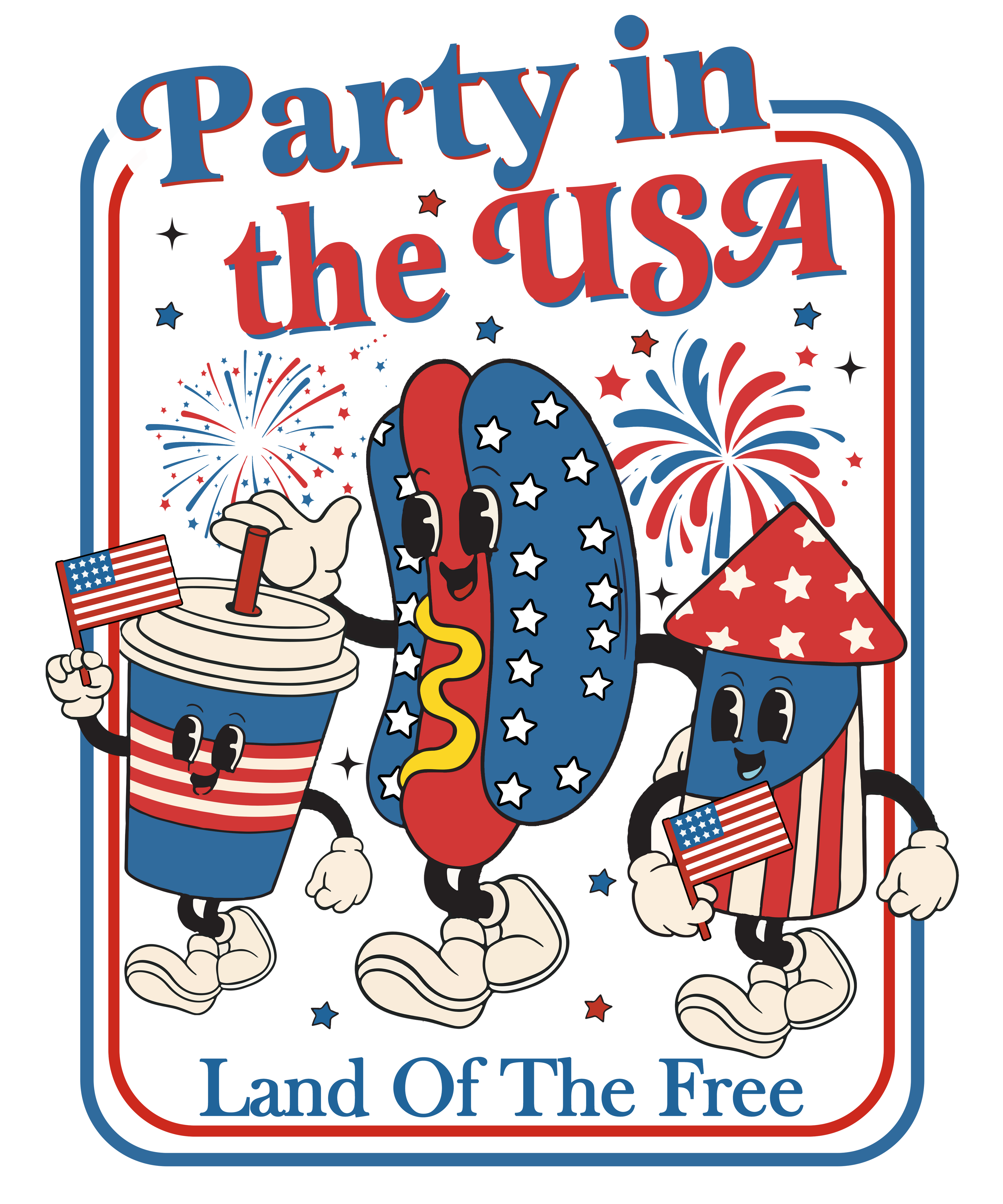 4th of July 506 - Or 31052025 Vtn Retro Party In The Usa 4th Of July