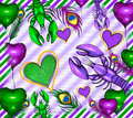 Mardi Gras 750 - Mardigrascrawfishhearttumbler