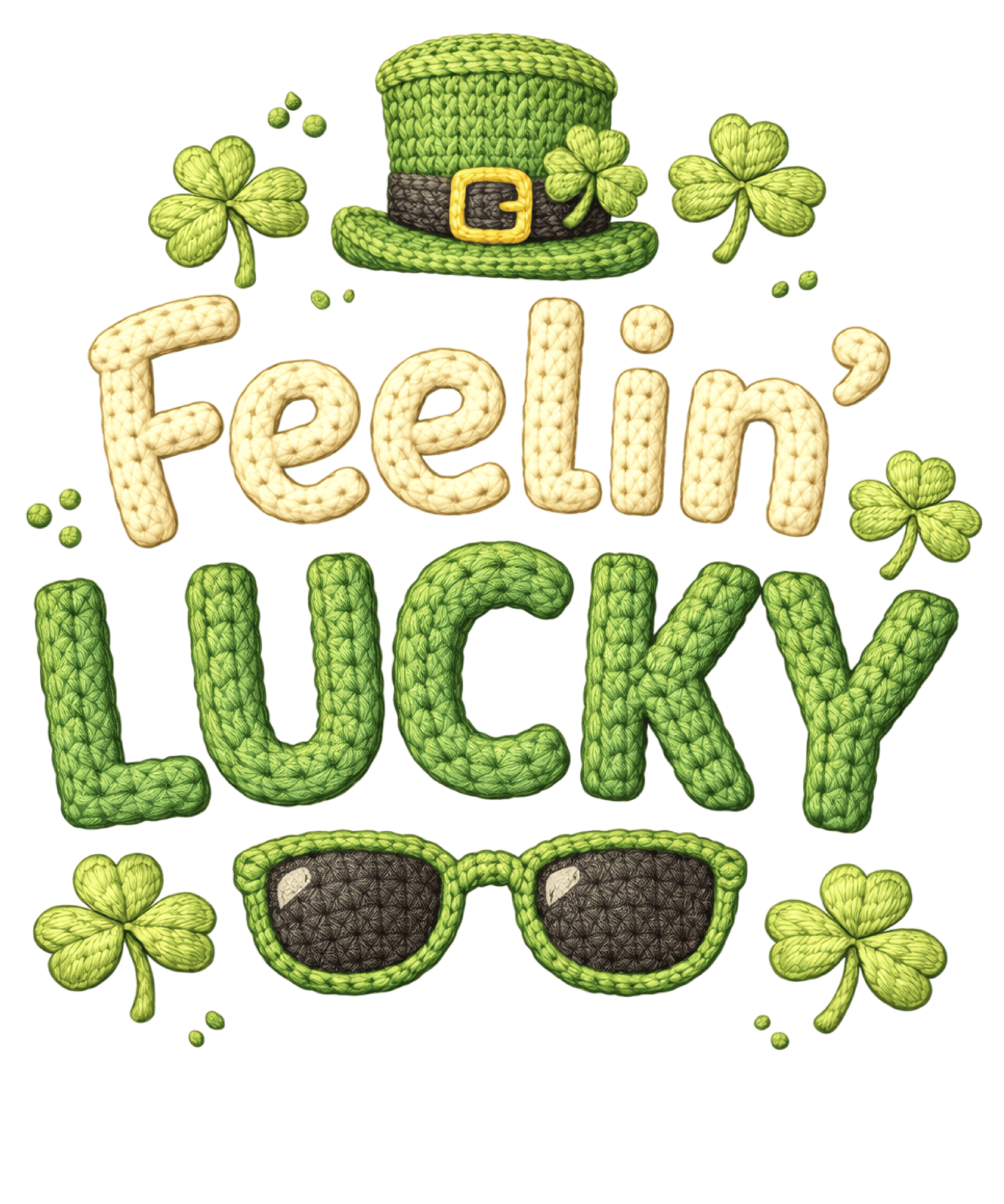 St. Patrick's Day 105 - Knitted Yarn Crochet Patricks Day 138316000 2 (3)