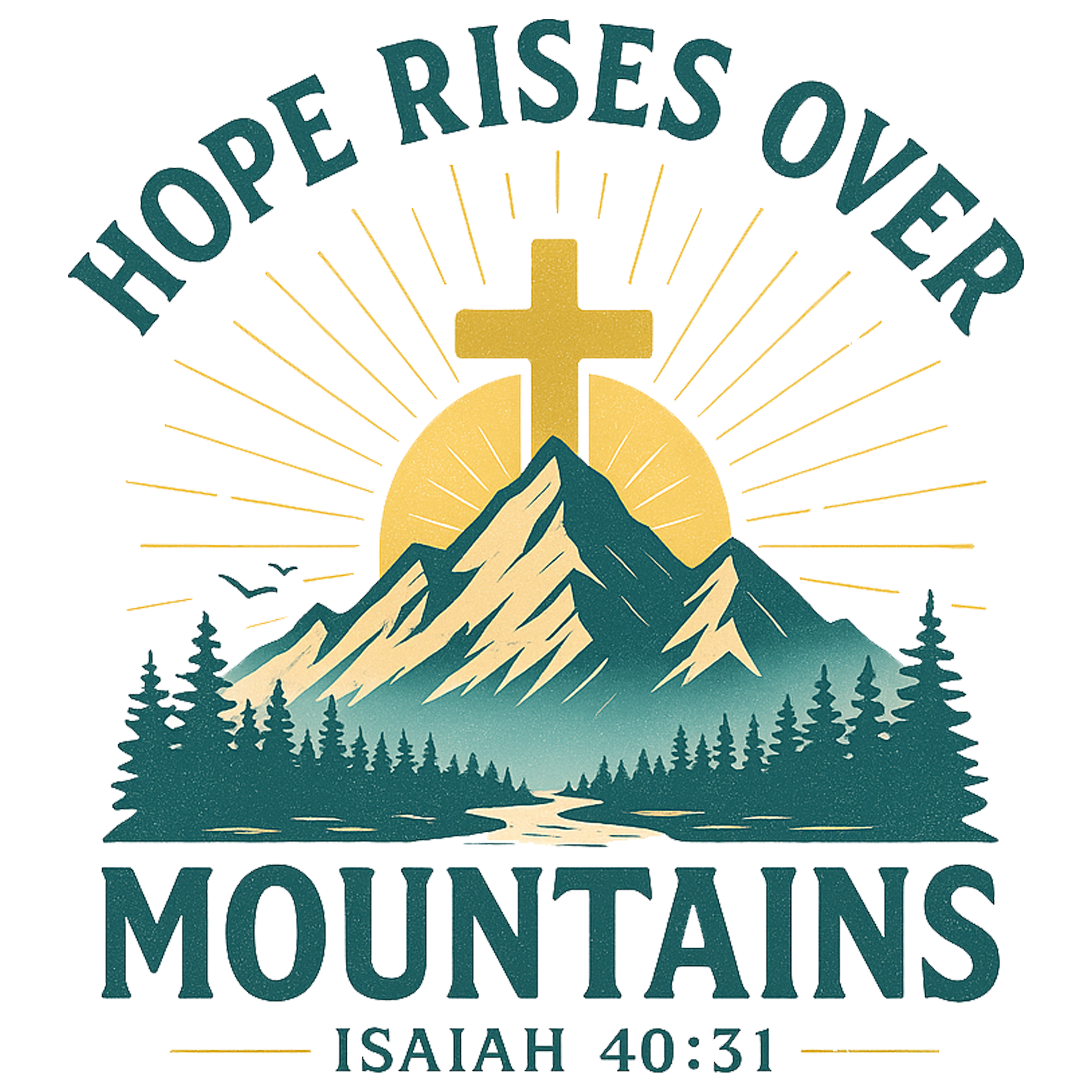 Christian 325 - Hope Rises Over Mountains