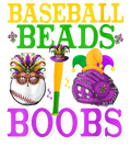 Mardi Gras 289 - Baseball Beads Boobs Mardi Gras Masked Equipment