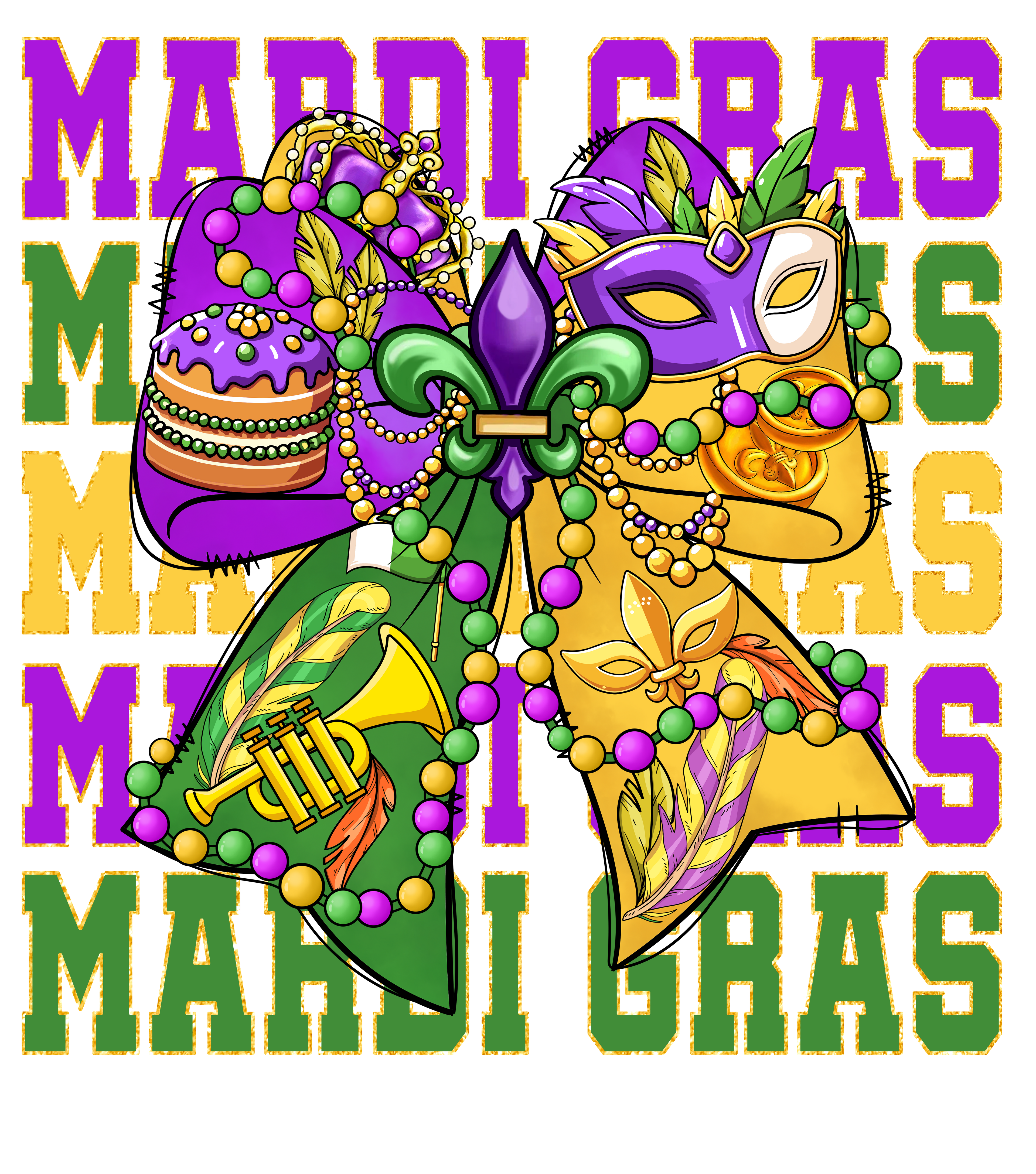 Mardi Gras 935 - Or 24122024 Nhuy Coquette Bow Mardi Gras 2