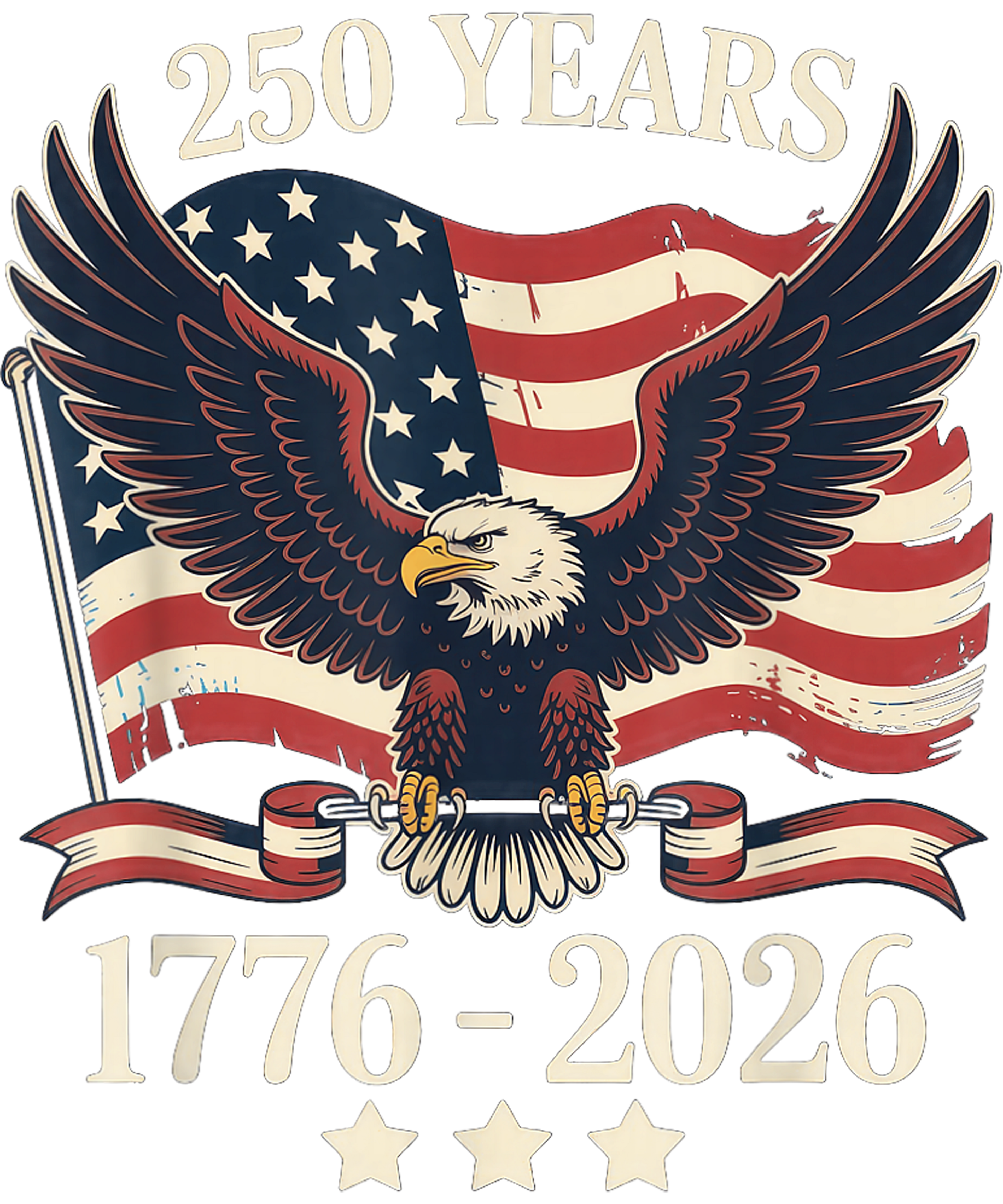 4th of July 39 - 250 Years American 1776 2026 250th Birthday Usa T Shirt