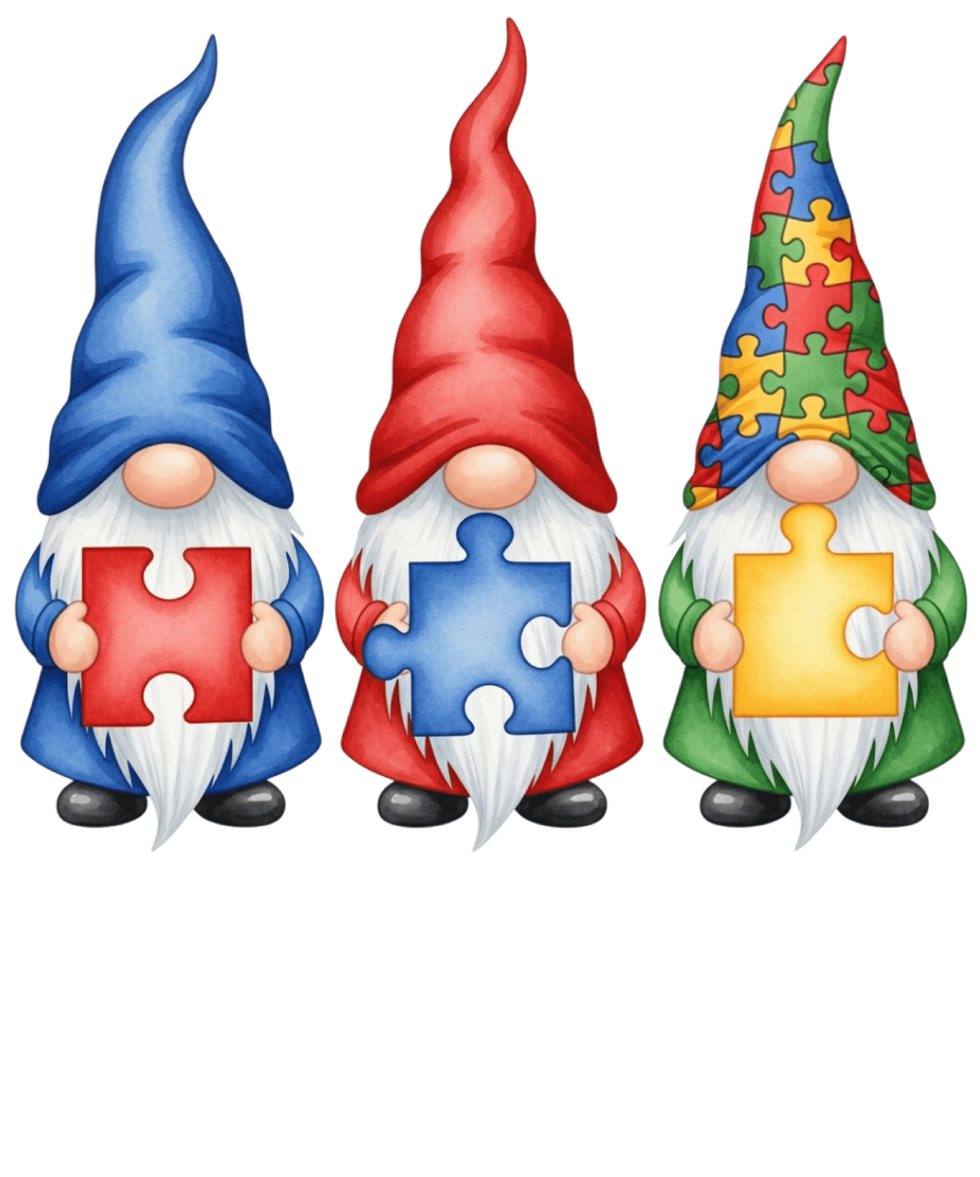 Autism 396 - Copy Of 15.Peace And Love Autism Awareness Design