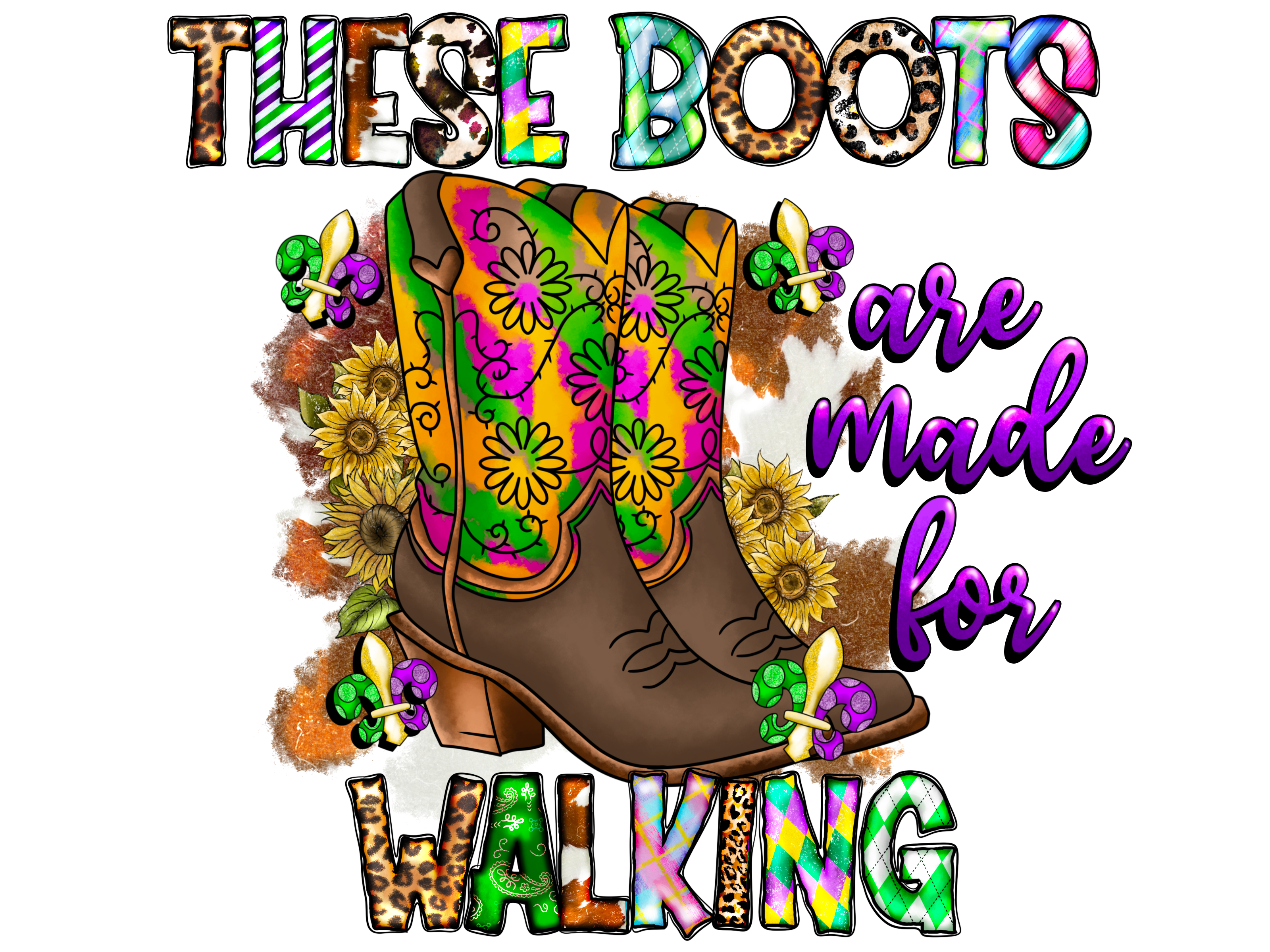Mardi Gras 1018 - Thesebootsaremadeforwalking