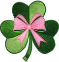 St. Patrick's Day 12 - Coquette Shamrock Png Faux Embroidery 117731639 132 21 Shamroch Coquette Leaf Faux Embroidery