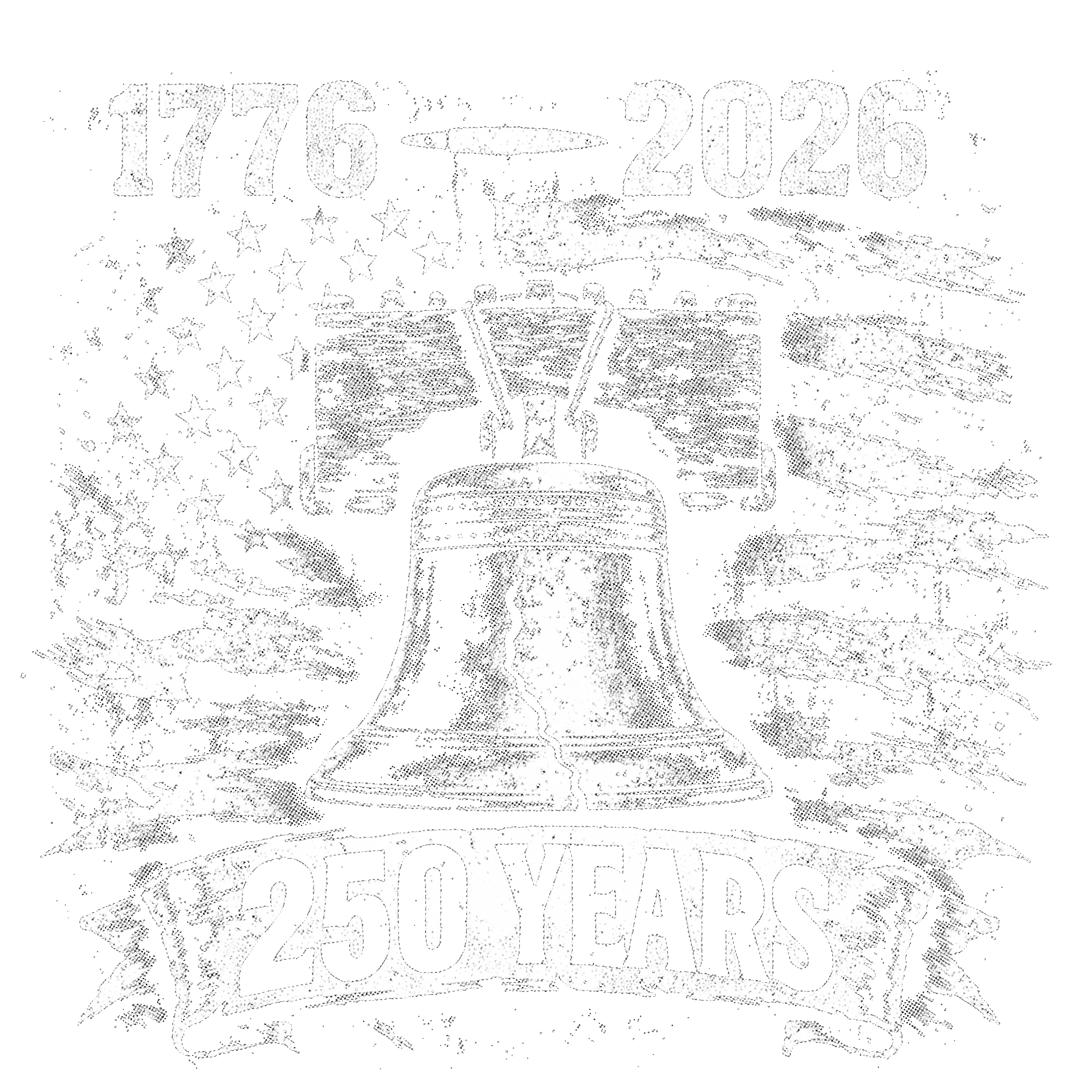 Randomness 14 - 250 Years Bell Halftone