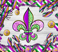Mardi Gras 749 - Mardigrascrawfishfleurdelistumbler