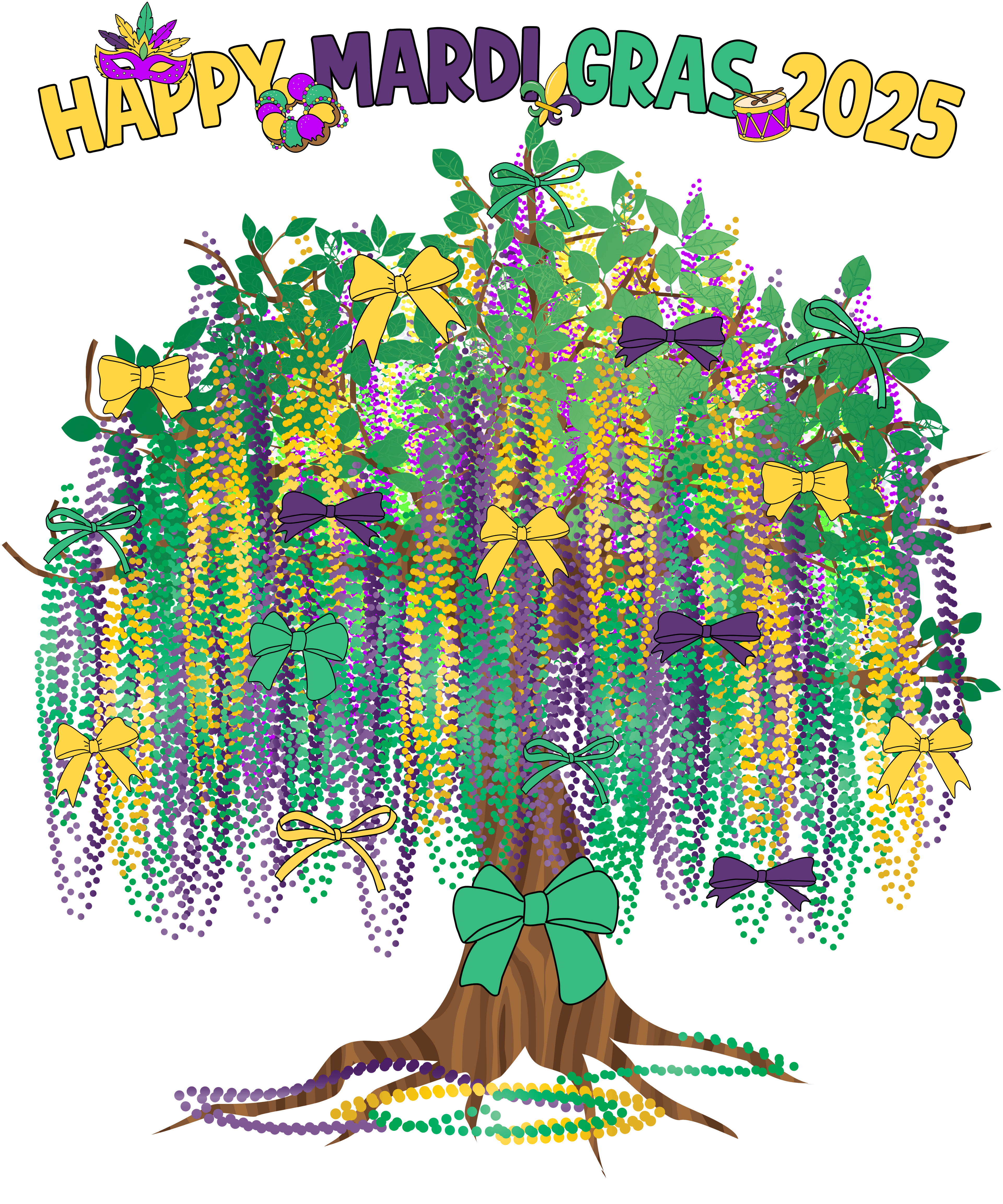 Mardi Gras 907 - Or 21122024 Vtn Coquette Mardi Gras Tree 2