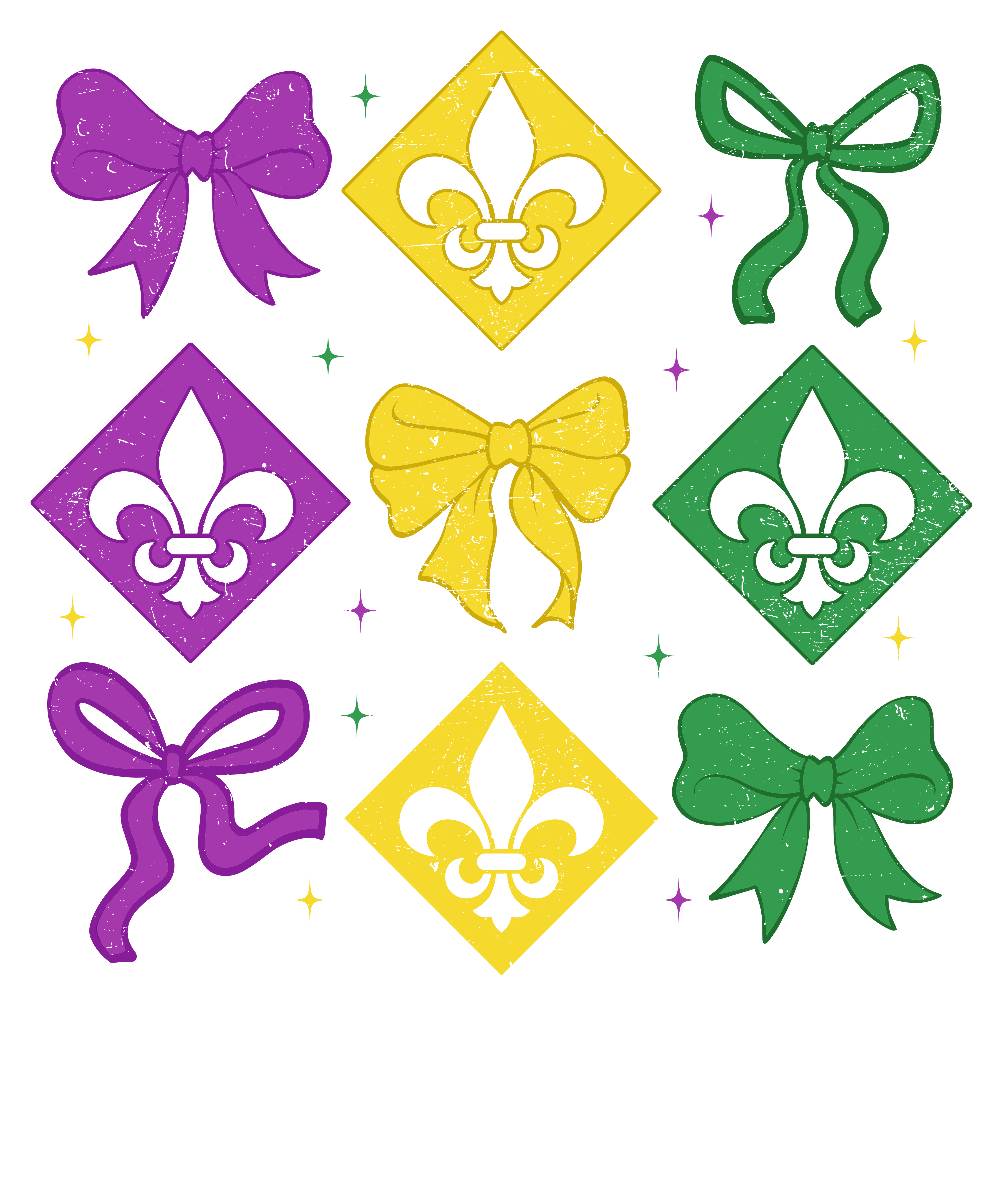 Mardi Gras 916 - Or 21122024 Vtn Retro Checked Coquette Mardi Gras