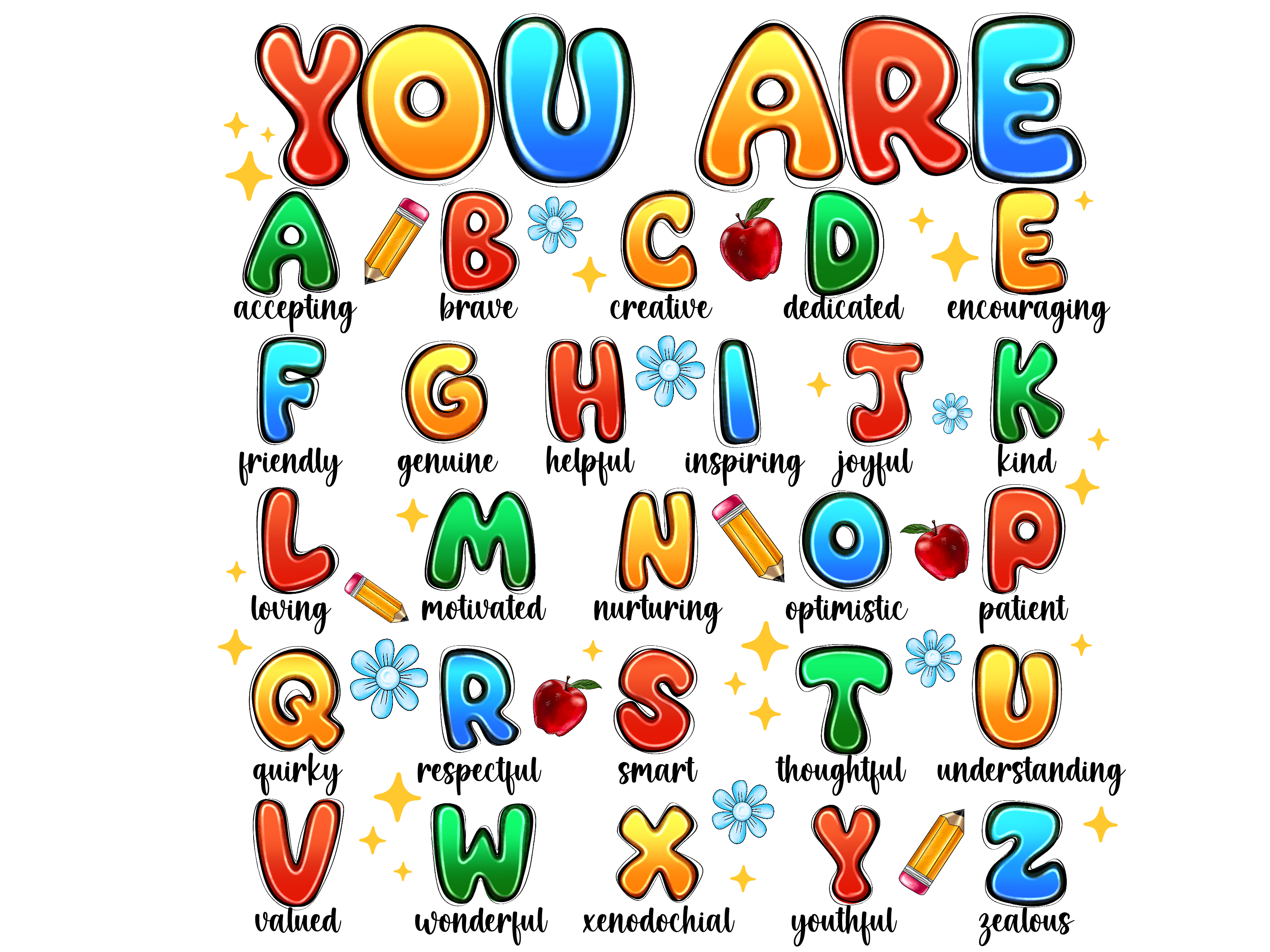 Teacher 831 - Youareabcdefghijklmnopqrstuvwxyz