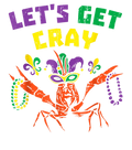 Merch Let's Get Cray Mardi Gras Crawfish Costume Boys Men Carnival T Shirt