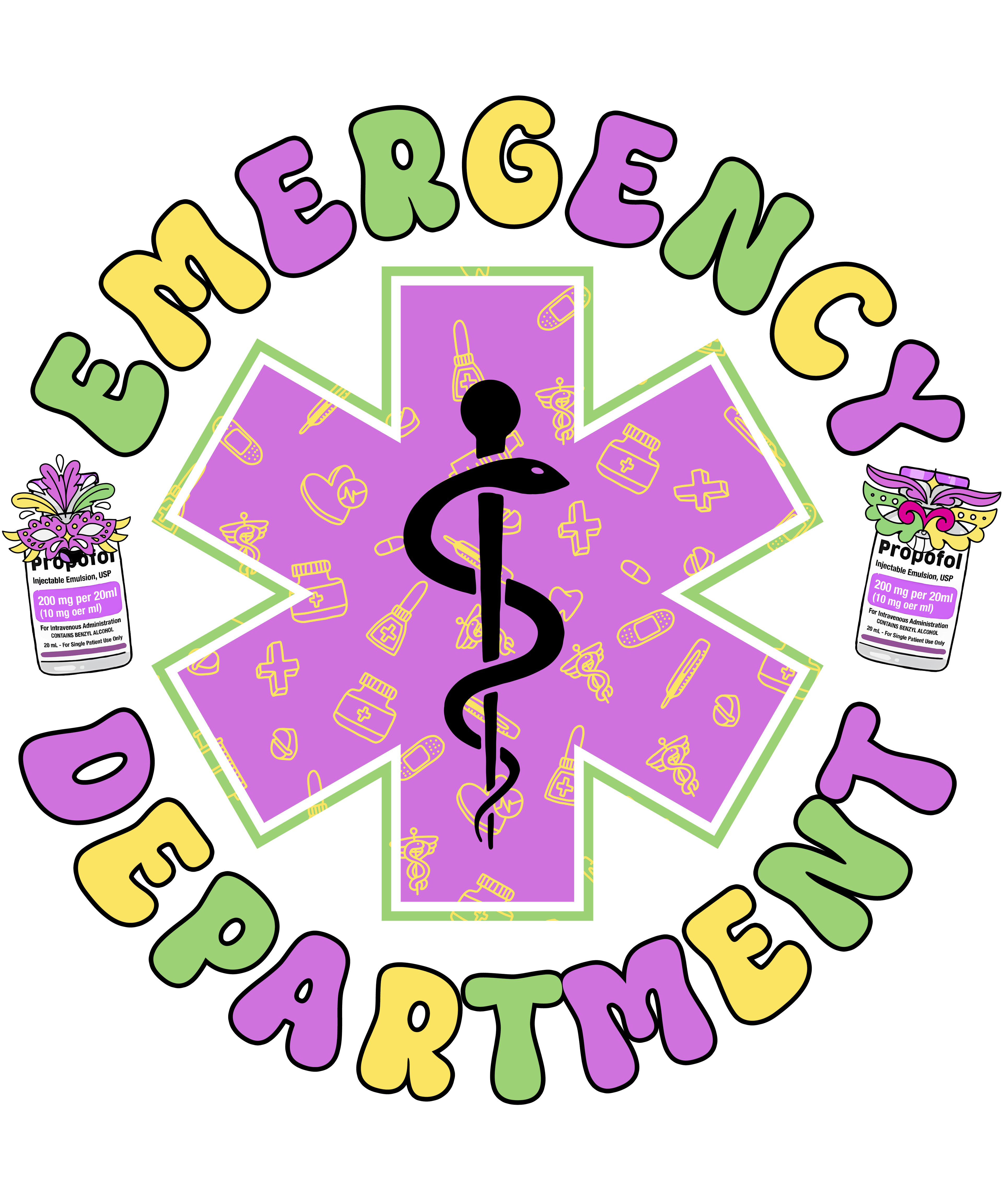 Mardi Gras 978 - Or 712025 Vtn Emergency Department Er Nurse Mardi Gras
