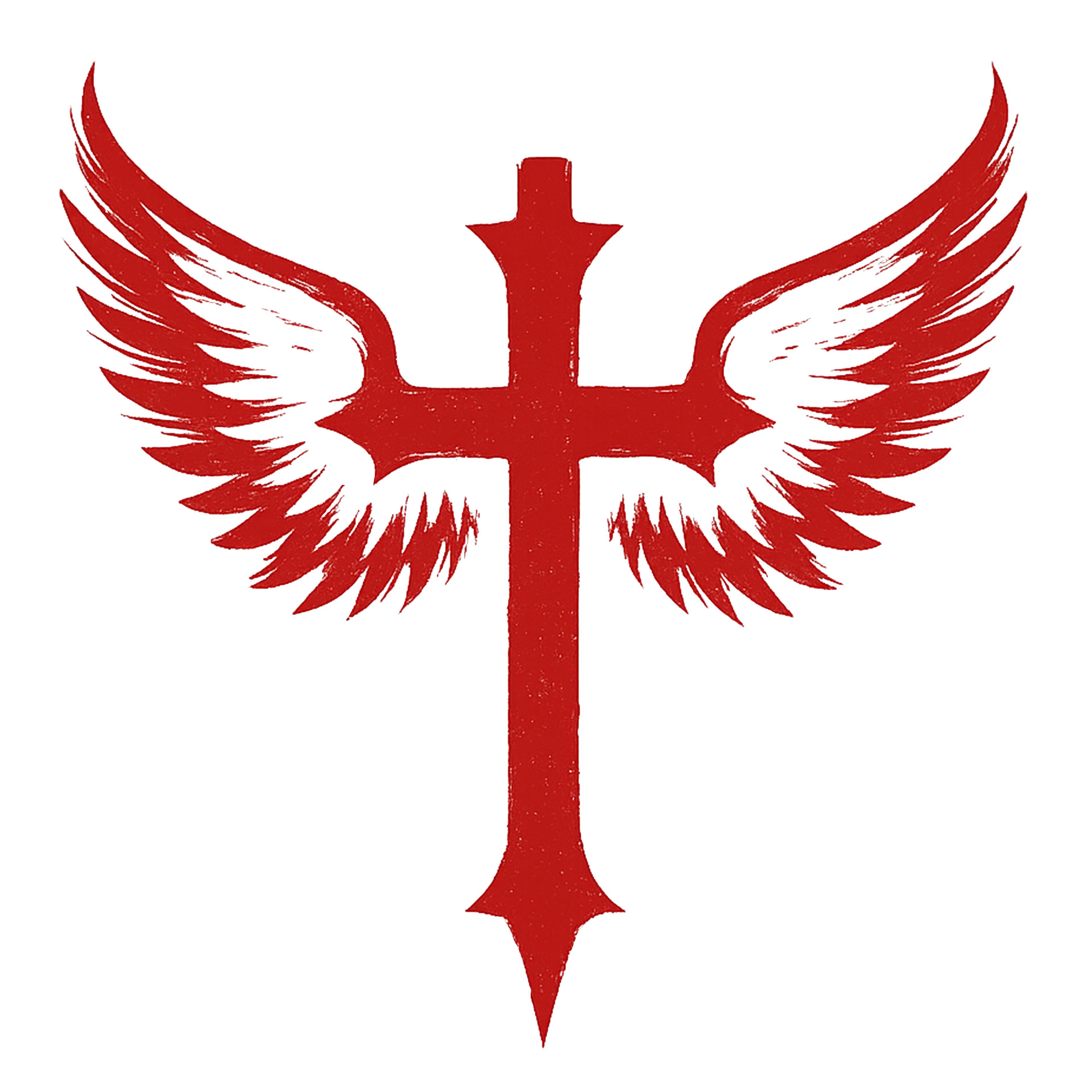Christian 497 - Majestic Cross With Angel Wings 2