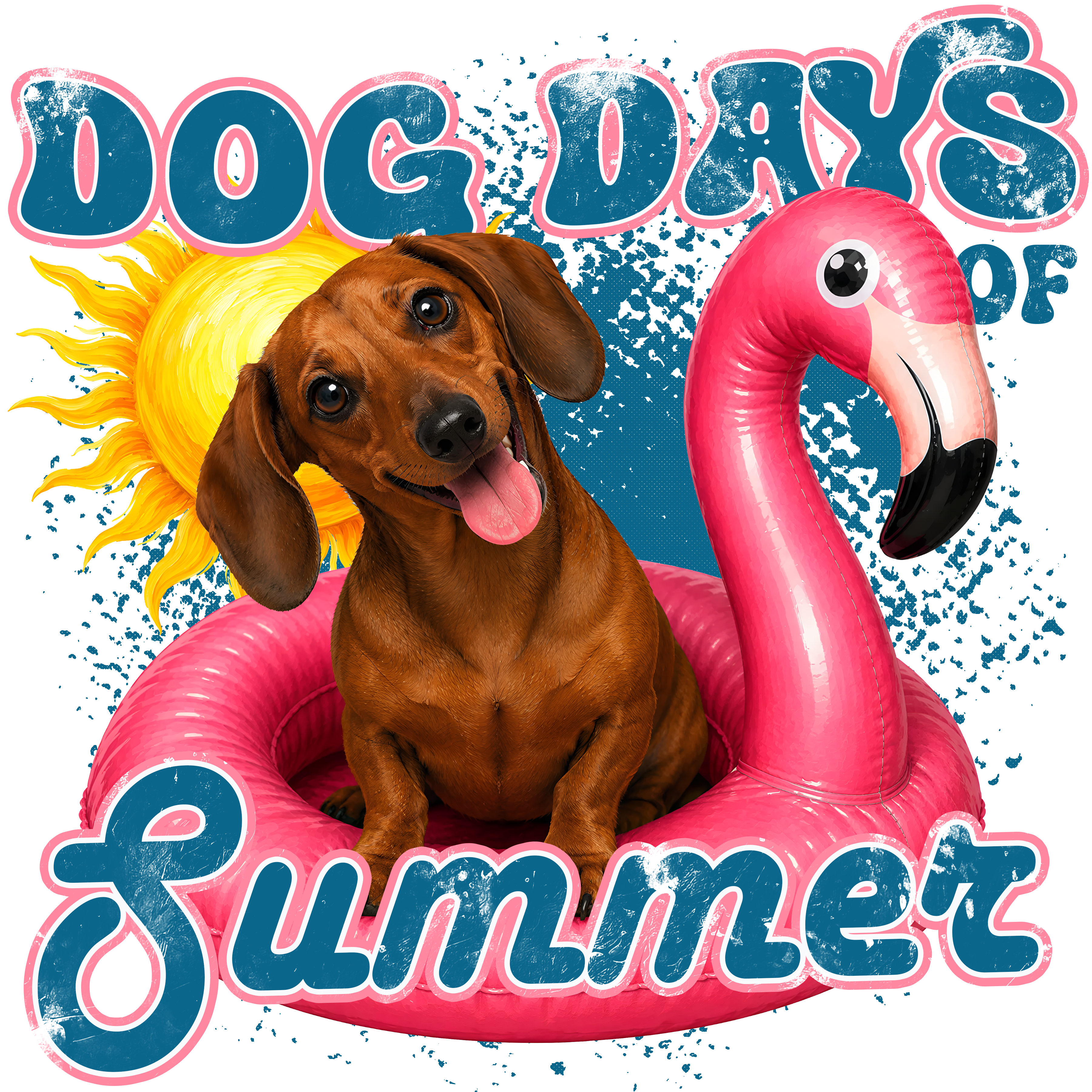 Randomness 565 - Dog Days Summer Dachshund Red