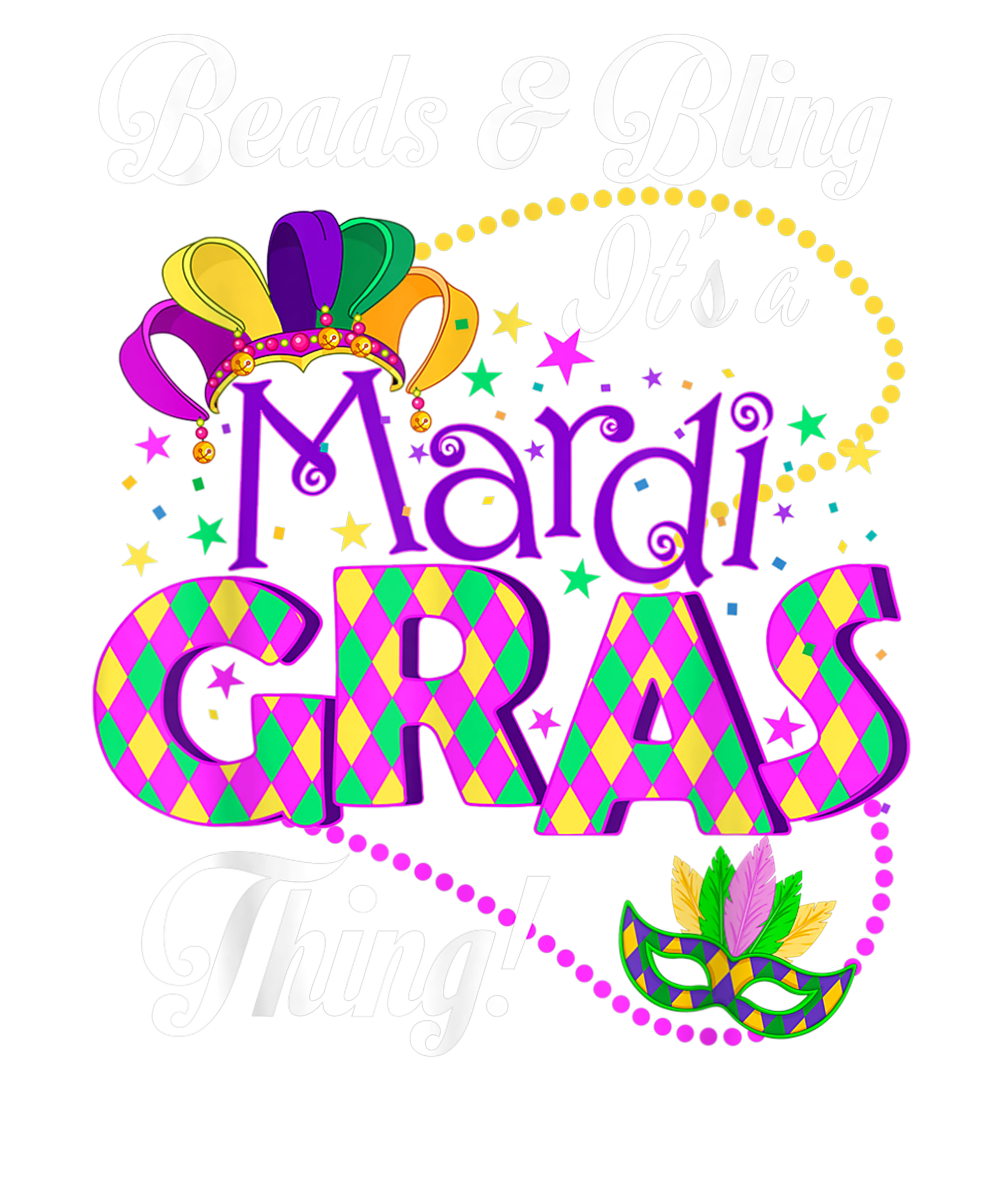 Mardi Gras 297 - Beads And Bling It S A Mardi Gras Thing