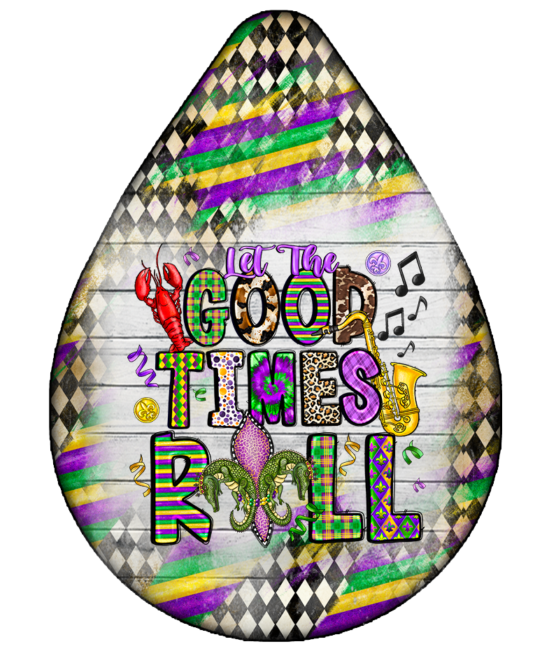 Mardi Gras 770 - Mardigrasearringteardrop13