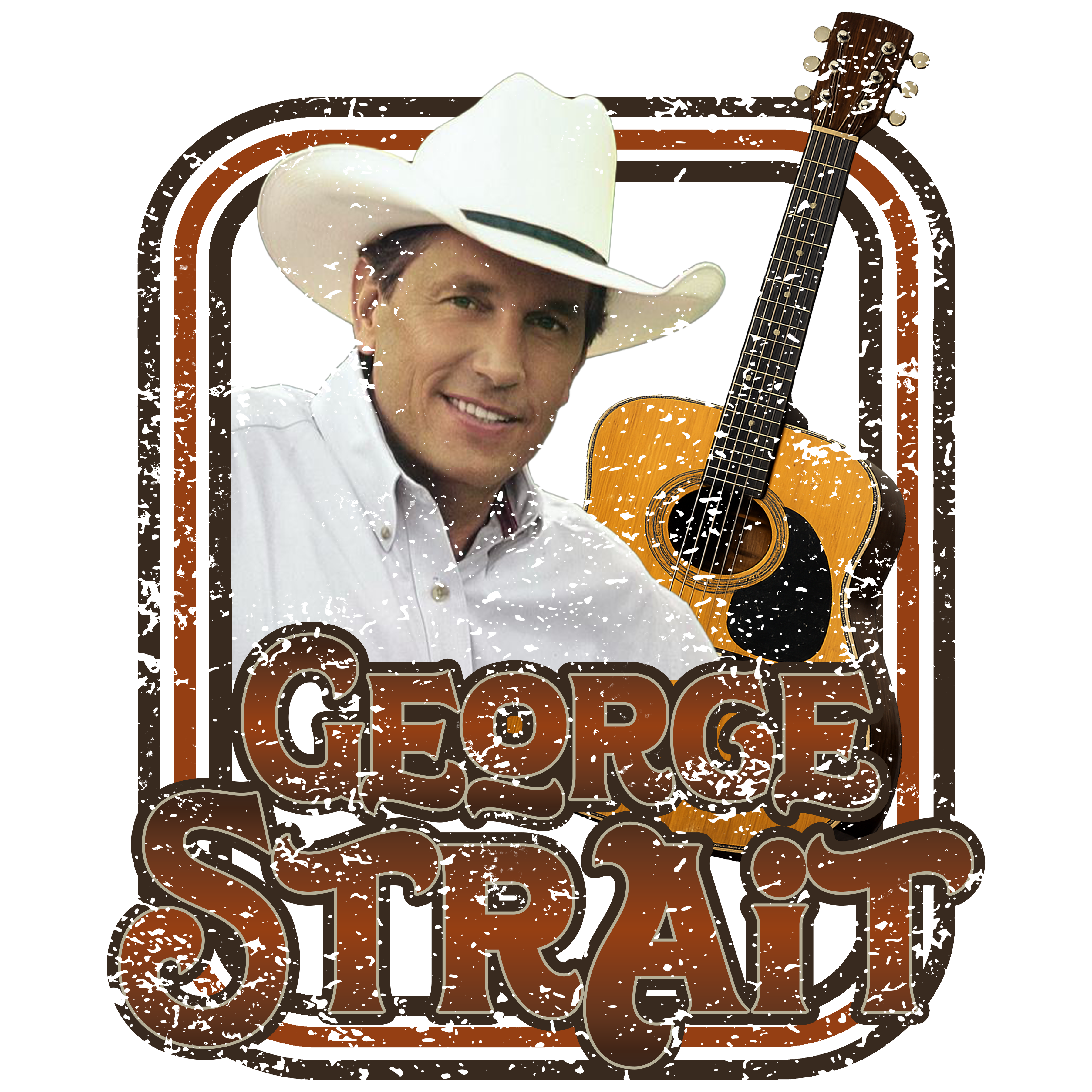 Randomness 700 - George Strait Distressed
