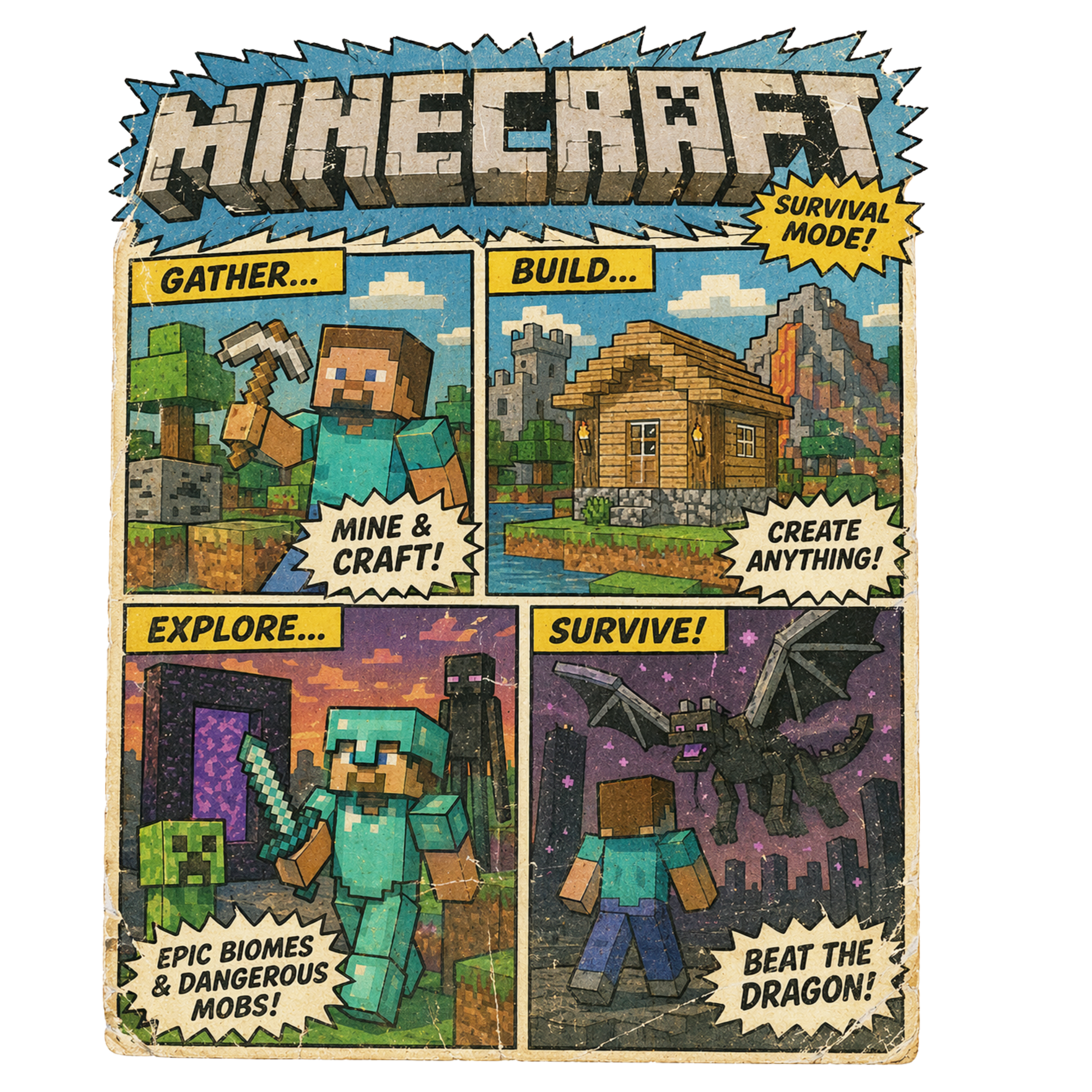 Randomness 1115 - Minecraft Poster