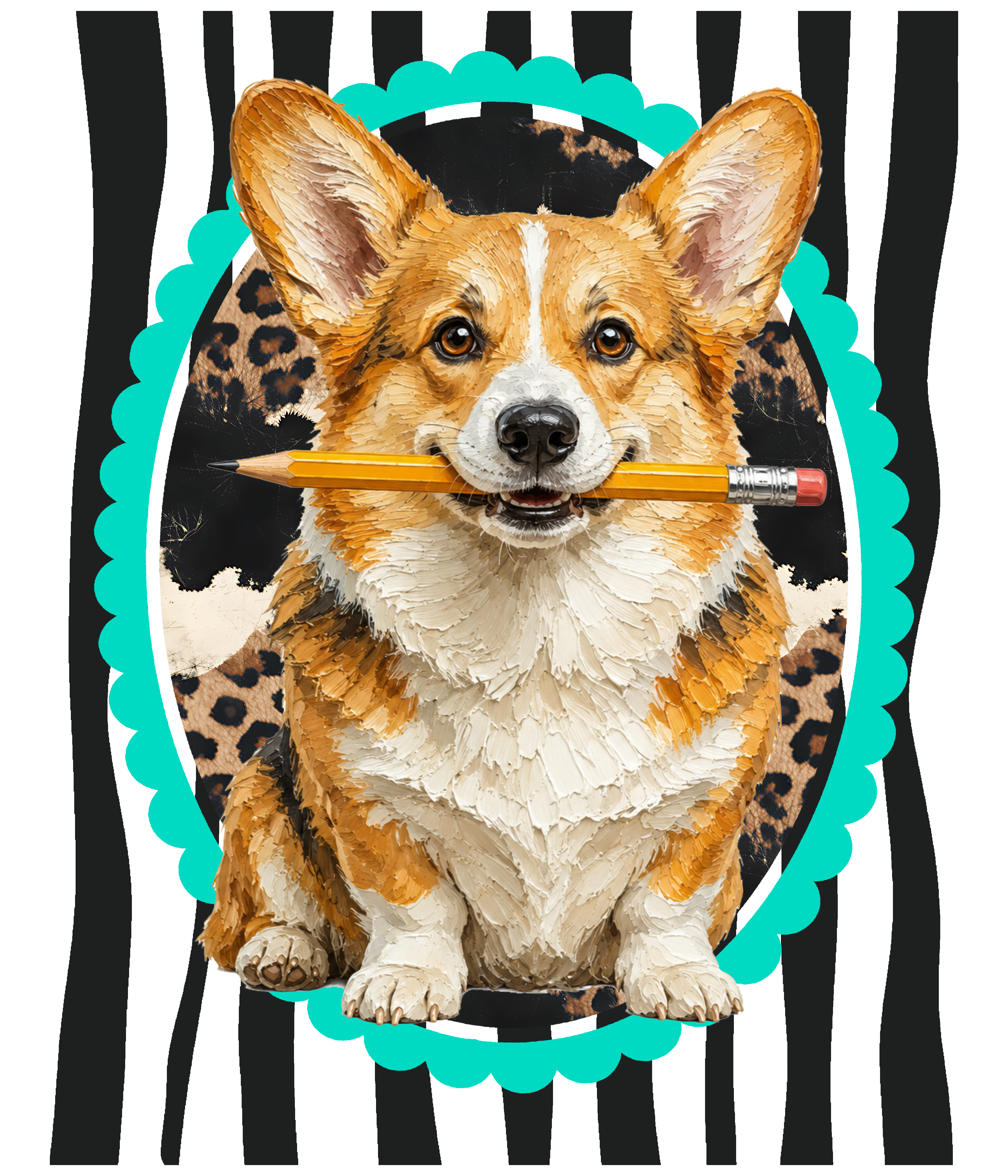 Randomness 481 - Corgi Cow Pencil