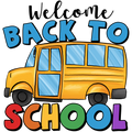 Back to School 429 - Welcome Back To School Bus