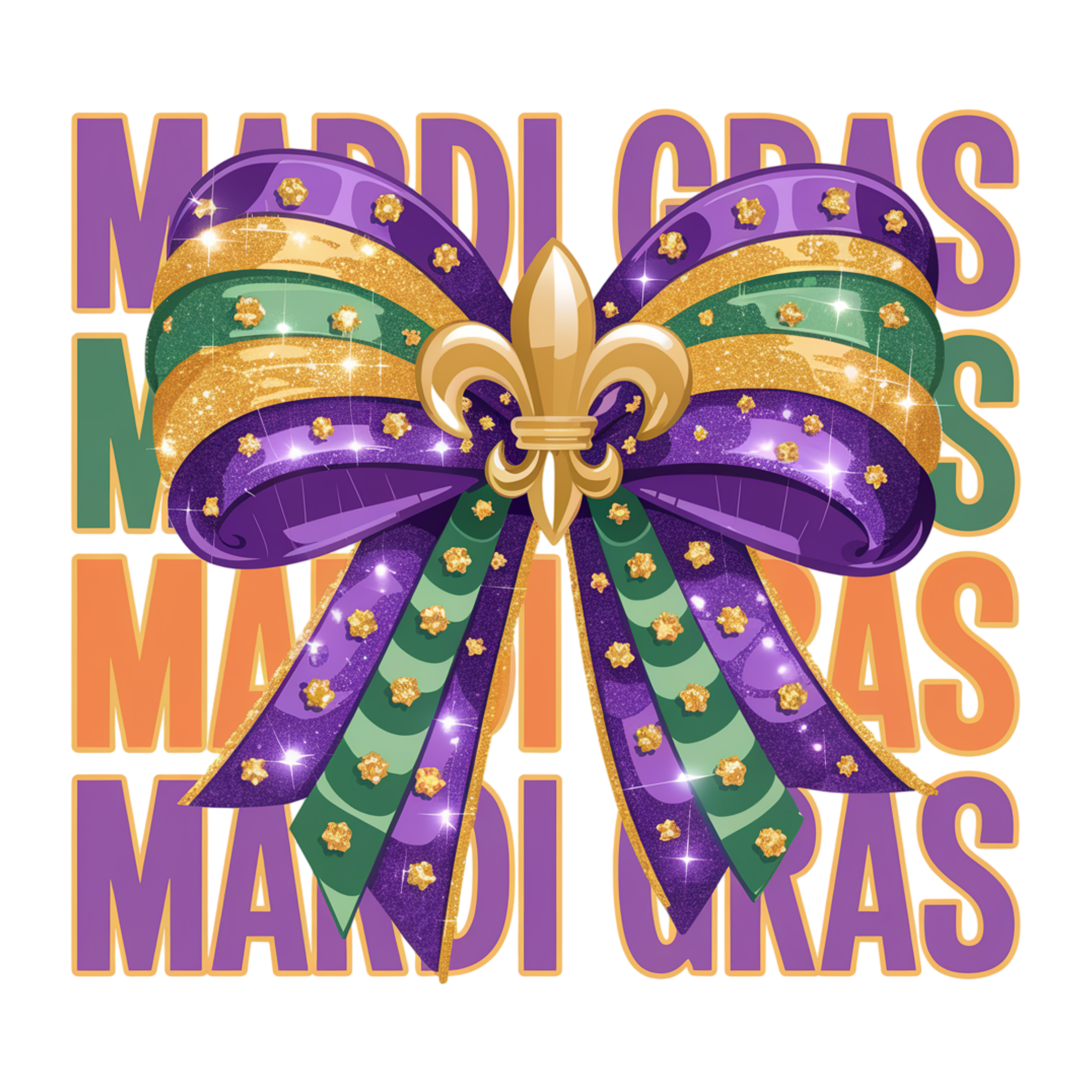 Mardi Gras 714 - Mardi Gras Coquette Bow Png 112273449 Mardi Gras Coquette Bow