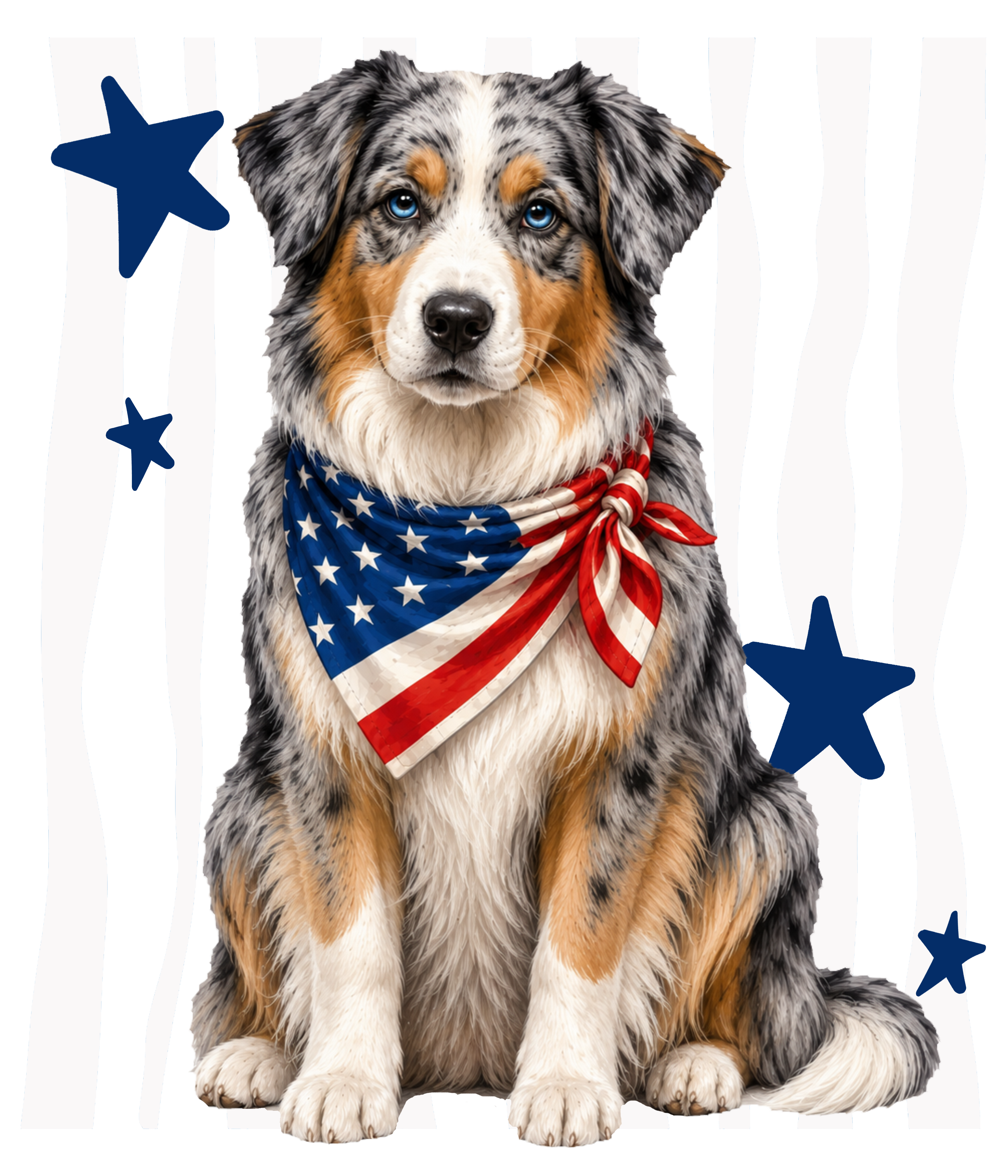 Randomness 102 - Australian Shepherd Front