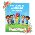 Autism 46 - 17.Rainbow Heart And Autism Awareness Design